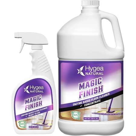 HYGEA NATURAL Magic Finish  Natural EnzymeBased Floor Cleaner Ready to use 24oz Spray  Refill HNC-51